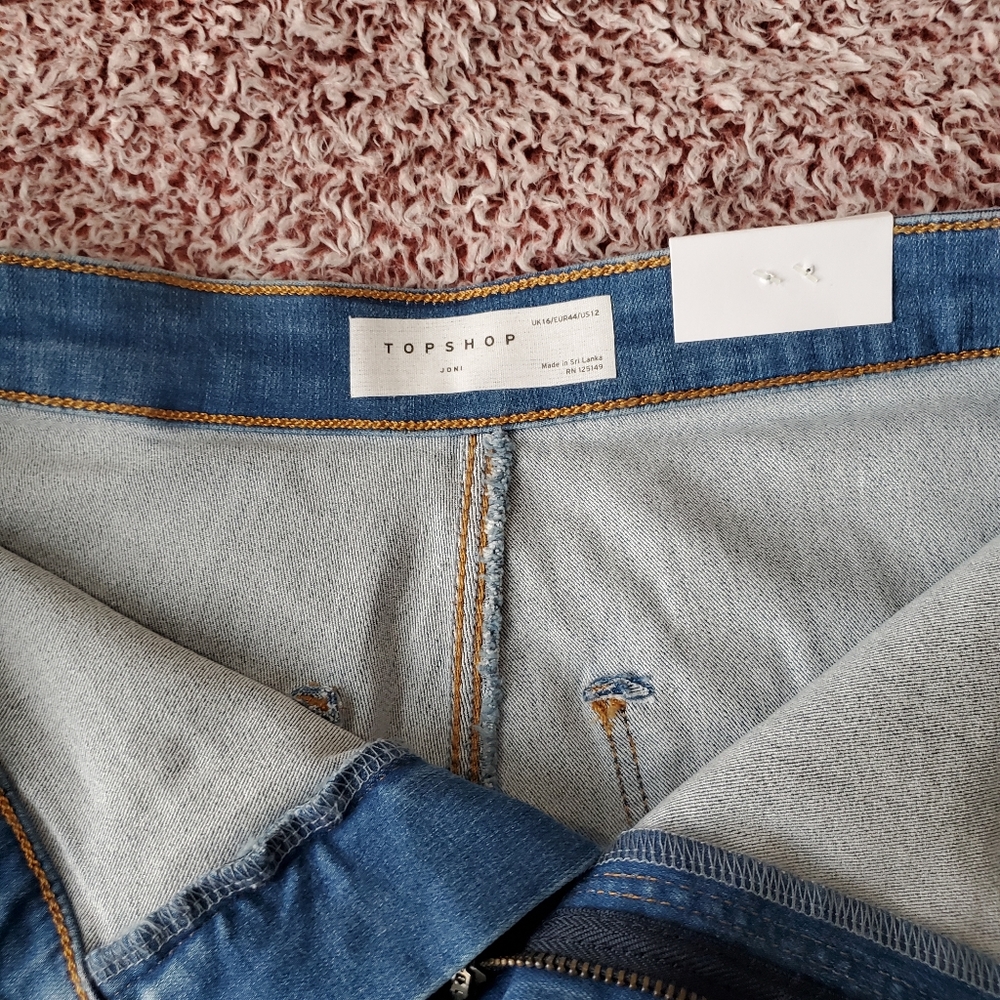 Topshop Joni Super High Waisted Shorts - Picture 5 of 9